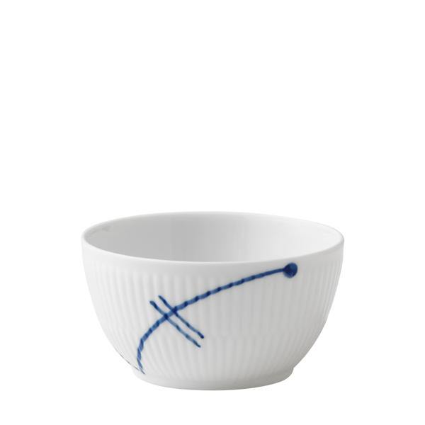 Royal Copenhagen Blå Mega riflet sukkerskål - 10 cl. - Bahne